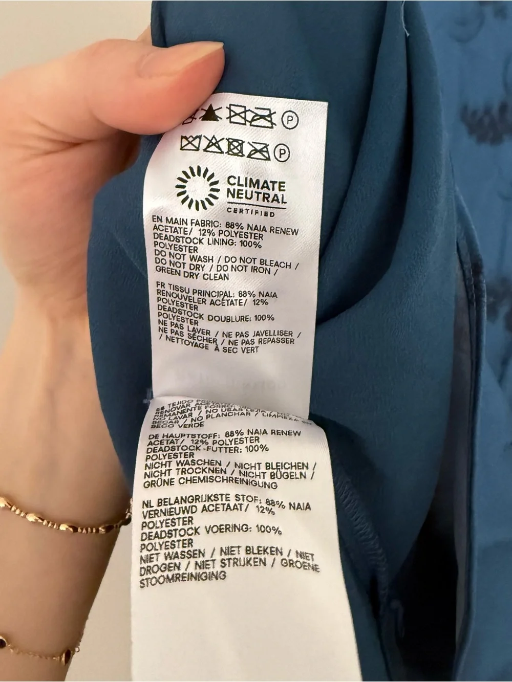NWT Reformation Ciana Satin Dress - Picture 8 of 8
